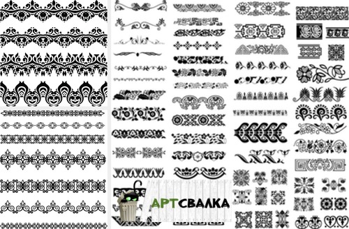 Узорчатые обрамления | Patterned frame